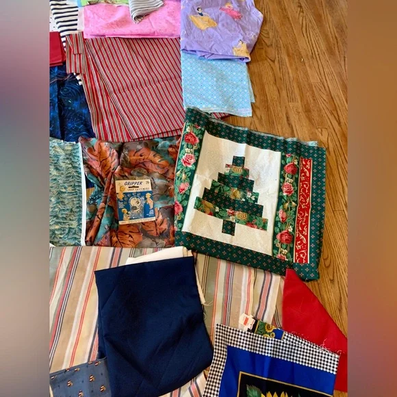 VTG LOT 13 Lb Fabric Quilting Crafts Country Patriotic Apron Concard Kessler - Picture 4 of 15